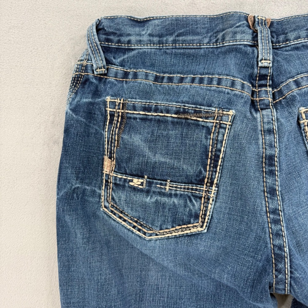 Ariat M5 Slim Straight Leg Jeans Mens Medium Wash Denim 100% Cotton Size 33/36 - Picture 9 of 15